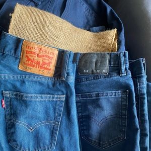 Levis 514  and 511 set of two both are 30x30